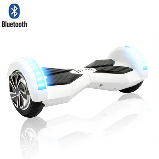 8 Lamborghini Hoverboard With Bluetooth - Smart Balance Wheel (WHITE)