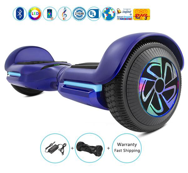 6.5 Inch New Smart Balance Wheel with Bluetooth Speakers + Led Lights + App