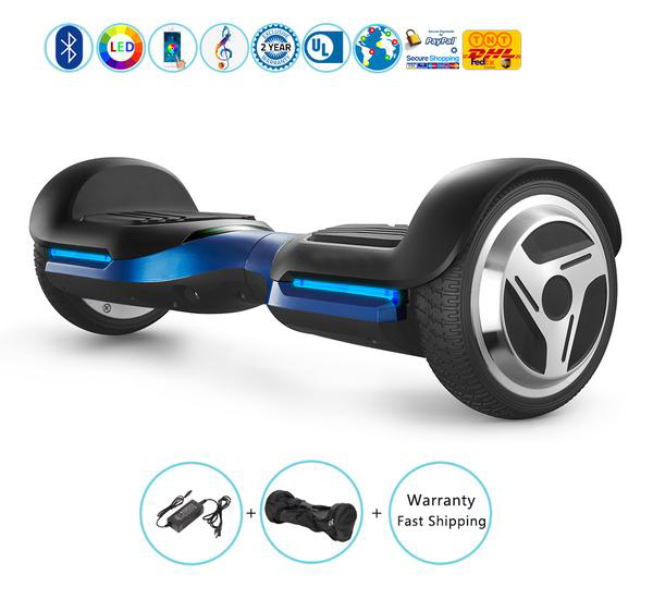 6.5 Inch New Hoverboard with Bluetooth Speakers + Led Lights + App£¨Blue)